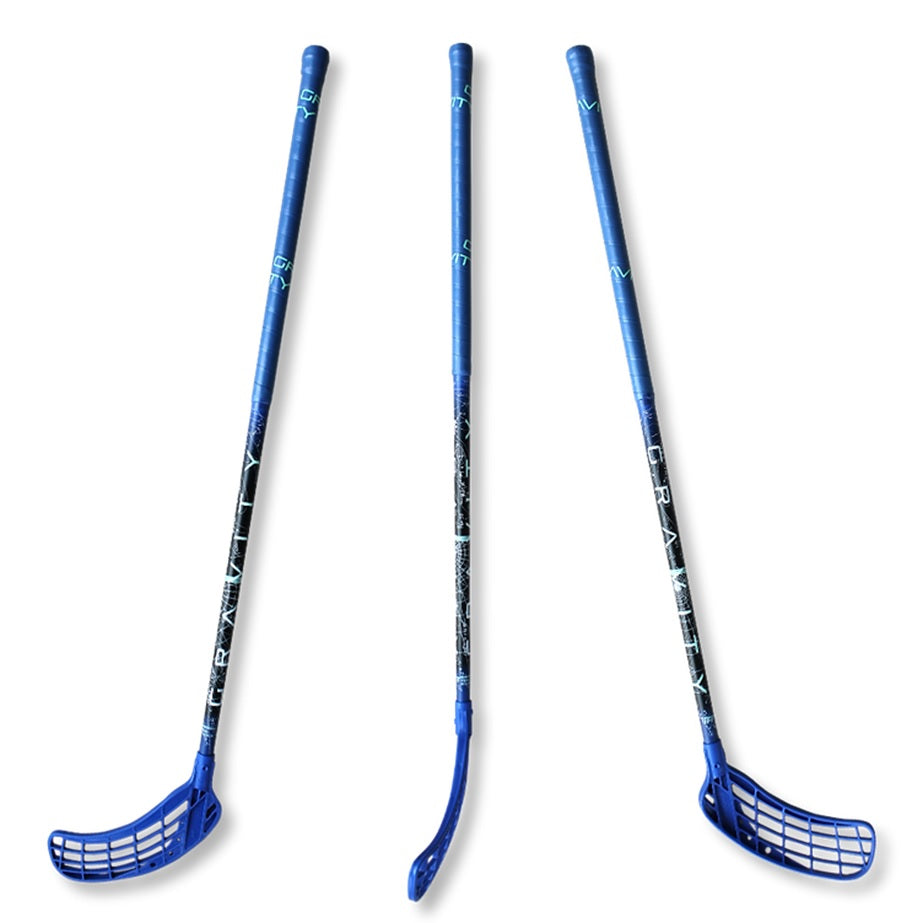 Bastone da floorball IFF 96cm Gravity blu sinistra/destra